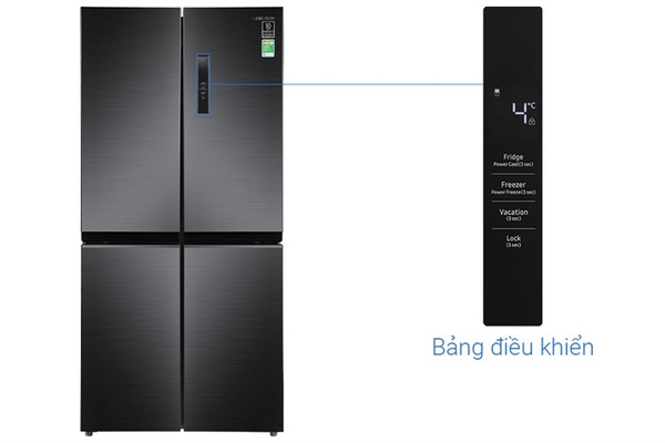 samsung-rf48a4000b4-sv-11-700x467-1 Tủ lạnh Samsung Inverter 488 lít Multi Door RF48A4000B4/SV